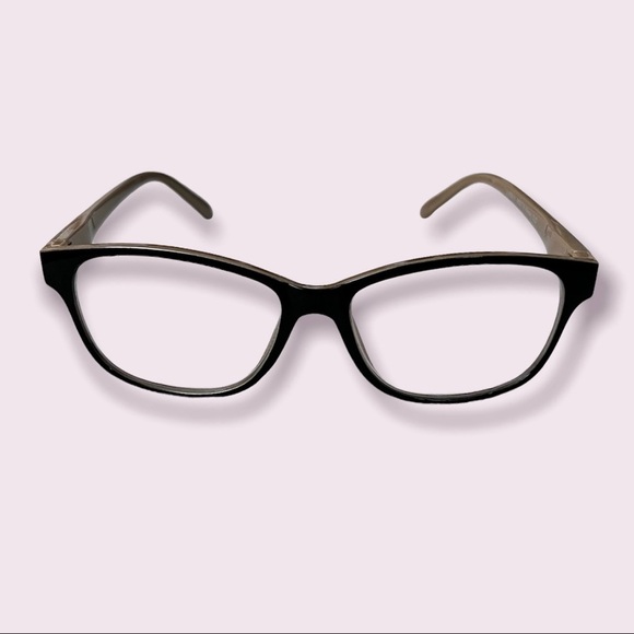 Foster Grant +1.75 Black and Tan Readers Magnified Reading Glasses with Case - Picture 2 of 9